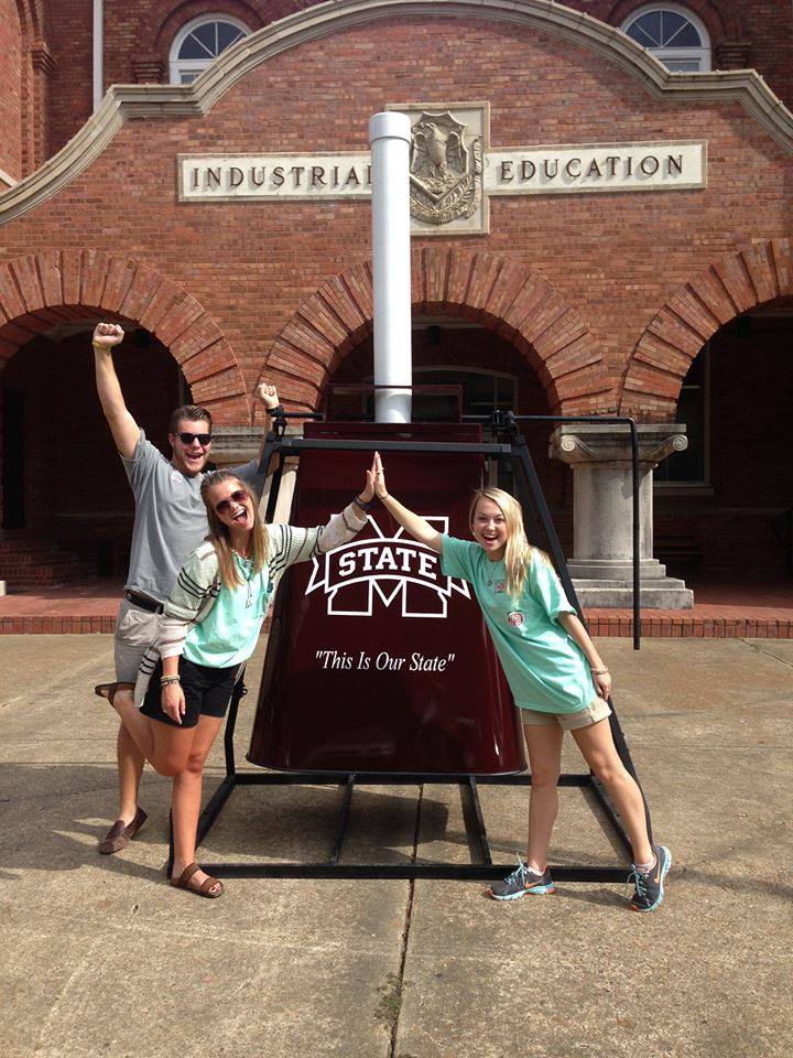 Students with Cowbell